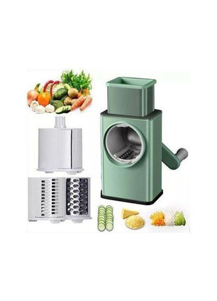 Vegetable Chopper 3-in-1 Drum Slicer & Shredder