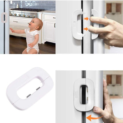 Refrigerators Door Lock With Dedicated Buckles