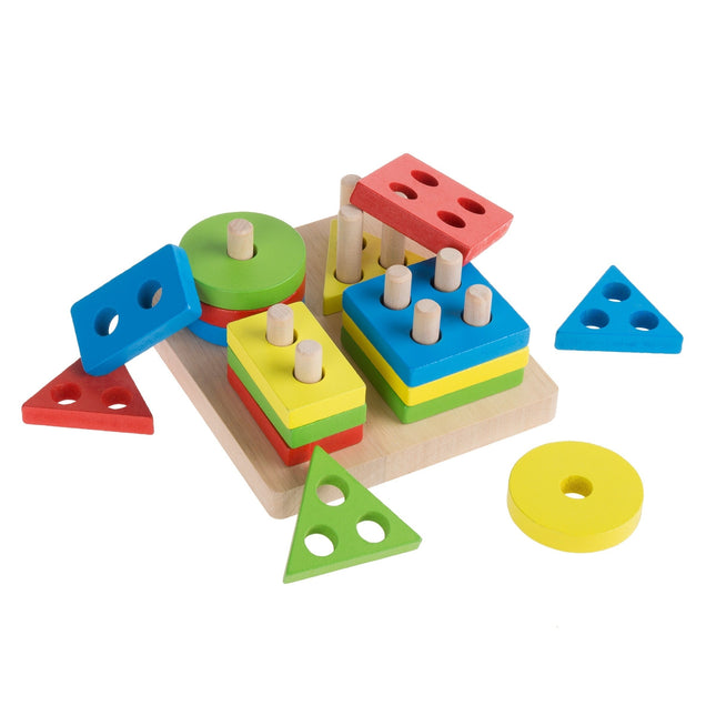 Wooden Shape Puzzle Toy for Toddlers