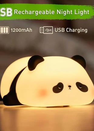 Panda USB Rechargeable  Touch Lamp with Timer