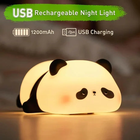 Panda USB Rechargeable  Touch Lamp with Timer