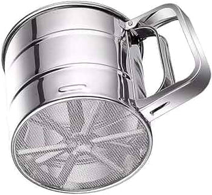 Stainless Steel Semi-Automatic Flour & Coffee Sieve Cup
