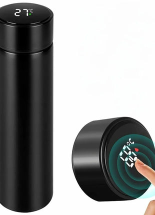 Stainless Steel Temperature Display Water Bottle