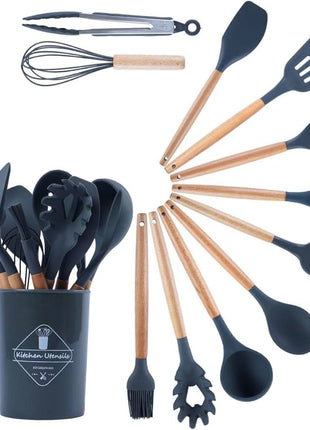 12-Piece Non-Stick Silicone Utensil Set