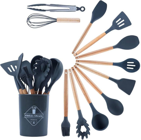 12-Piece Non-Stick Silicone Utensil Set