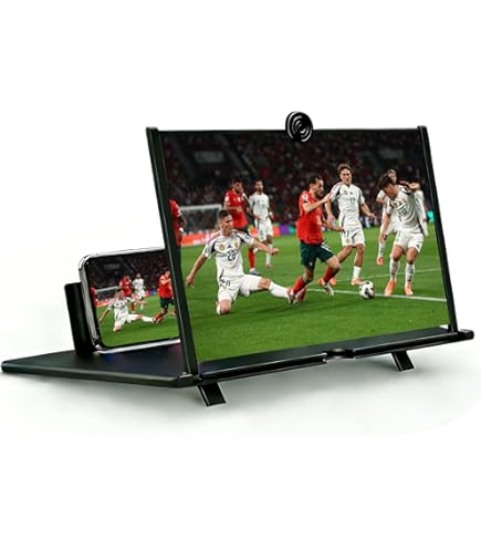 12"/10" Foldable Phone Screen Magnifier & Stand