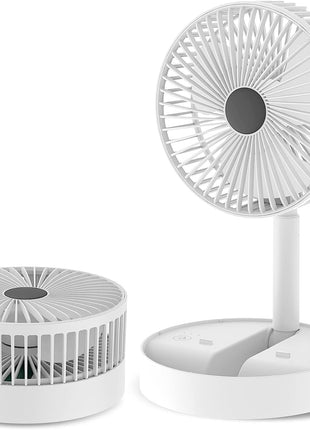 Foldable USB Rechargeable Cooling Fan with Timer