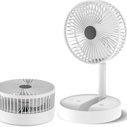Foldable USB Rechargeable Cooling Fan with Timer