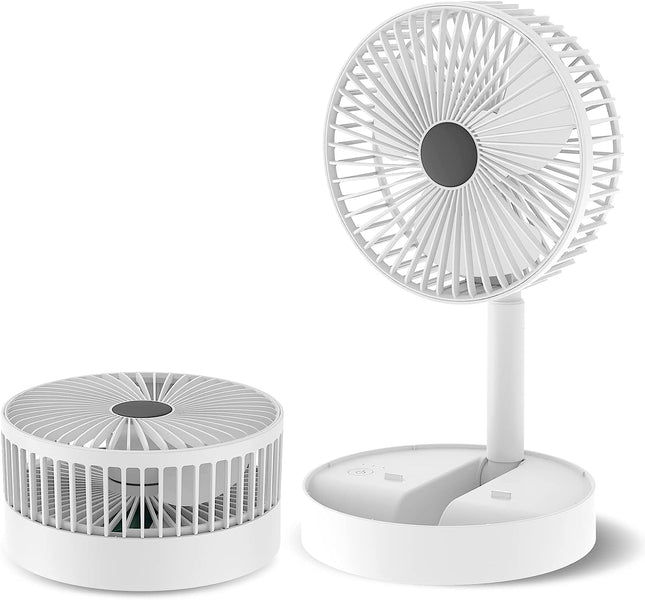 Foldable USB Rechargeable Cooling Fan with Timer