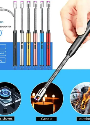 Type-C  Electric Lighter with Long Handle for Kitchen