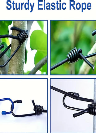 Non-Slip Laundry Drying Rope With 12Clips