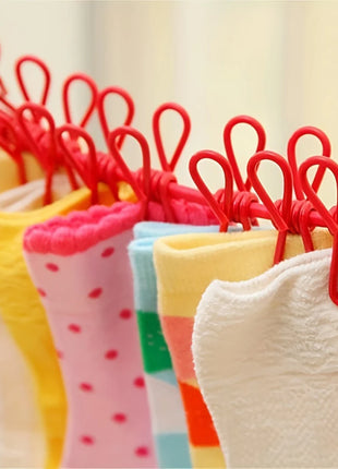 Non-Slip Laundry Drying Rope With 12Clips