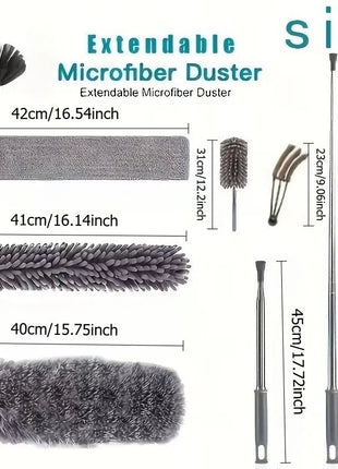 Extendable Microfiber Duster for Ceiling & Fan Cleaning
