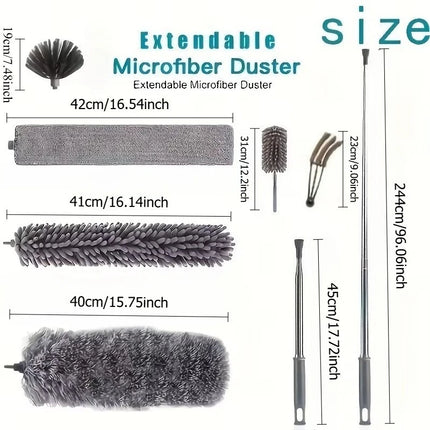 Extendable Microfiber Duster for Cleaning