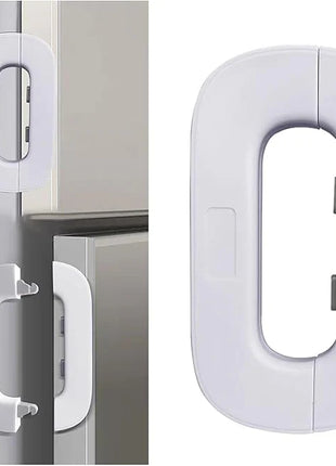 Refrigerators Door Lock With Dedicated Buckles