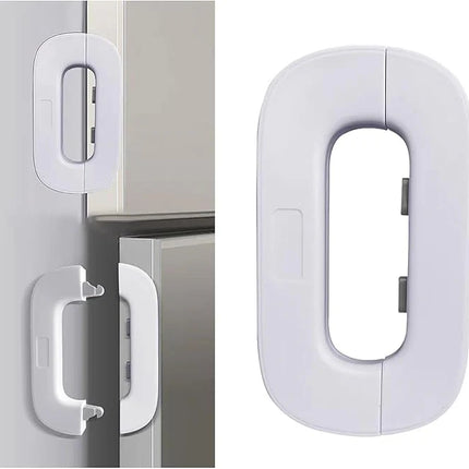 Refrigerators Door Lock With Dedicated Buckles