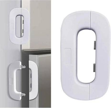Refrigerators Door Lock With Dedicated Buckles