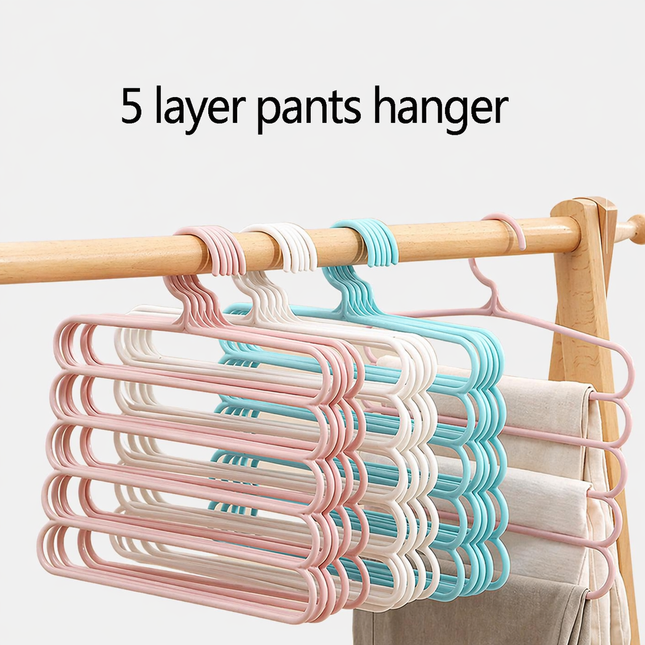 5-Layer Space Saving Dress Hanger