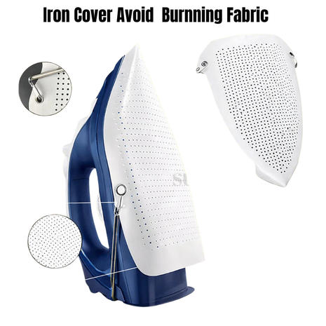 Non Sticky Iron Cover, Prevents fabric burning  scorching