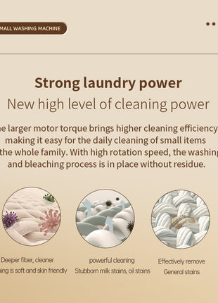 Portable Mini Washing Machine with Spin Dryer