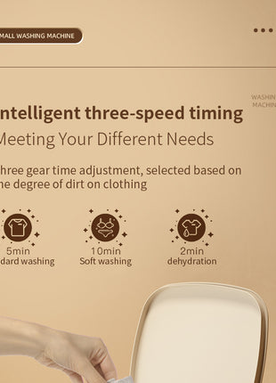Portable Mini Washing Machine with Spin Dryer