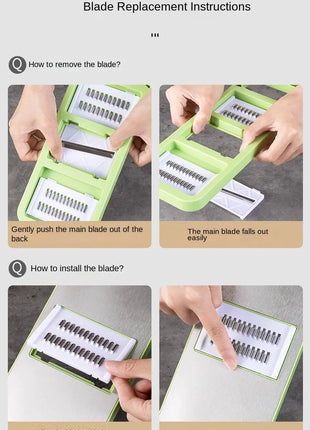 Multi-Functional Stainless Steel Food Cutter