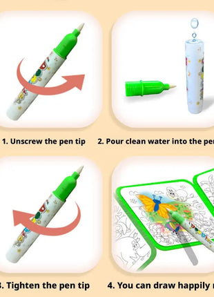 Magic Water Painting Book for Kids