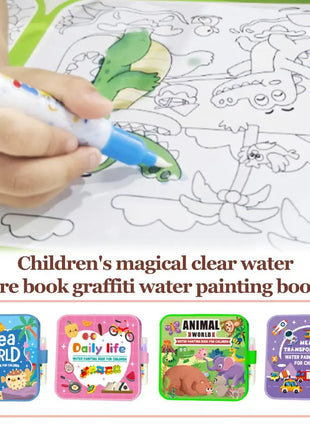 Magic Water Painting Book for Kids