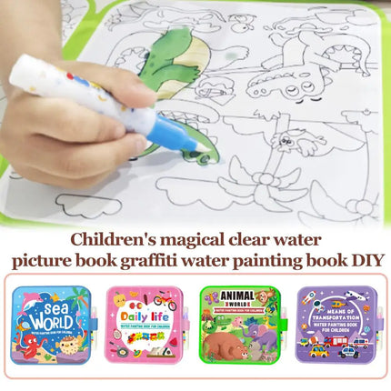 Magic Water Painting Book for Kids
