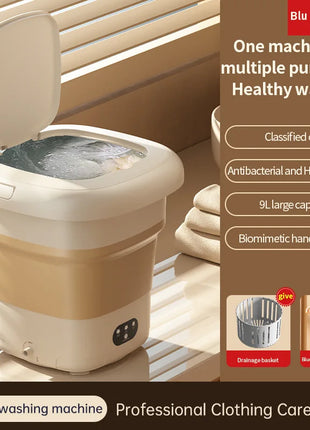 Portable Mini Washing Machine with Spin Dryer