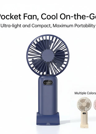 Rechargeable Fan with 90° Adjustable Function