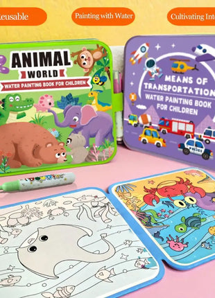 Magic Water Painting Book for Kids