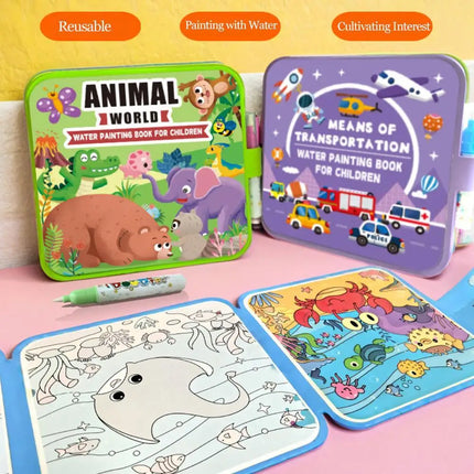 Magic Water Painting Book for Kids