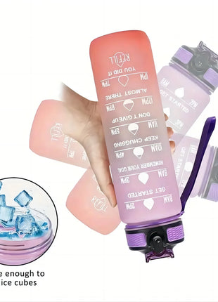 Sports Water Bottle With Leak Proof Flip Top Lid