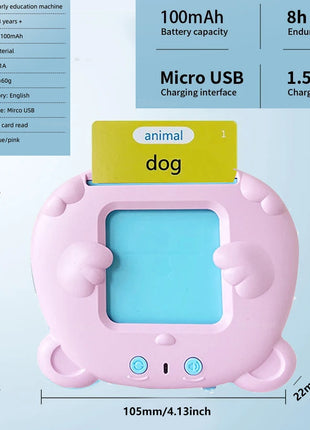 Kids Language Learning Talking Cards
