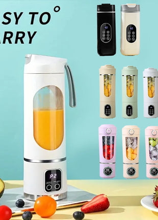 USB Rechargeable juicer with Stainless Steel Blades