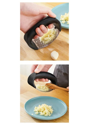 Easy-Press Stainless Steel Garlic Crusher