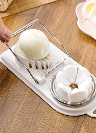 Multifunctional Stainless Steel Egg Slicer & cutter