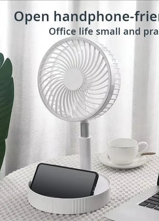 Foldable USB Rechargeable Cooling Fan with Timer
