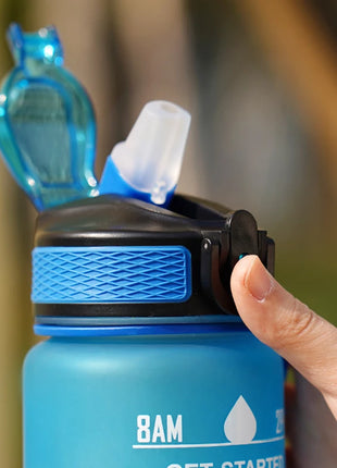 Sports Water Bottle With Leak Proof Flip Top Lid