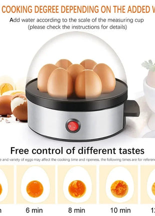 350W Electric Egg Boiler – 6 Eggs Capacity