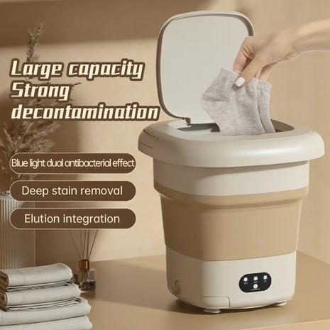 Portable Mini Washing Machine with Spin Dryer