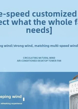 Portable USB Mini Fan 3-in-1 Cooler with Humidifier