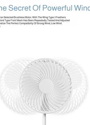 Foldable USB Rechargeable Cooling Fan with Timer