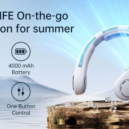 Rechargeable 5000mAh Neck Fan