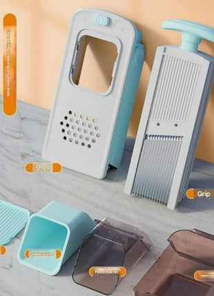 5-in-1 Adjustable Vegetable Chopper, Slicer & Dicer