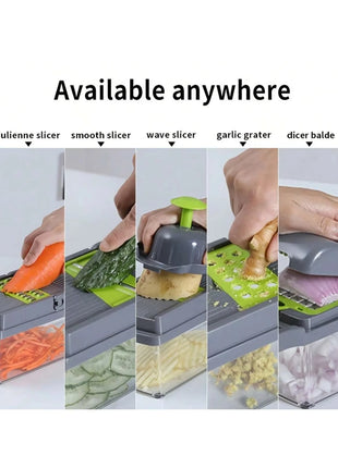 16-in 1  Multifunctional Vegetable Chopper Set