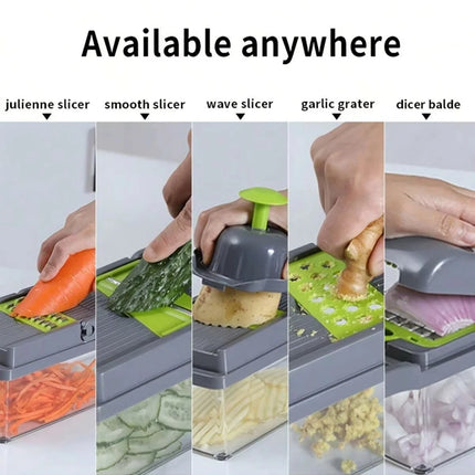 16-in 1  Multifunctional Vegetable Chopper Set
