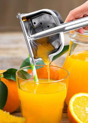 Stainless Steel Manual Citrus Juicer & Squeezer