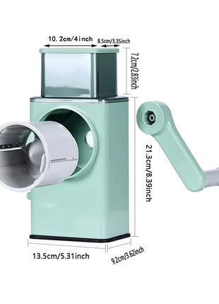 Vegetable Chopper 3-in-1 Drum Slicer & Shredder